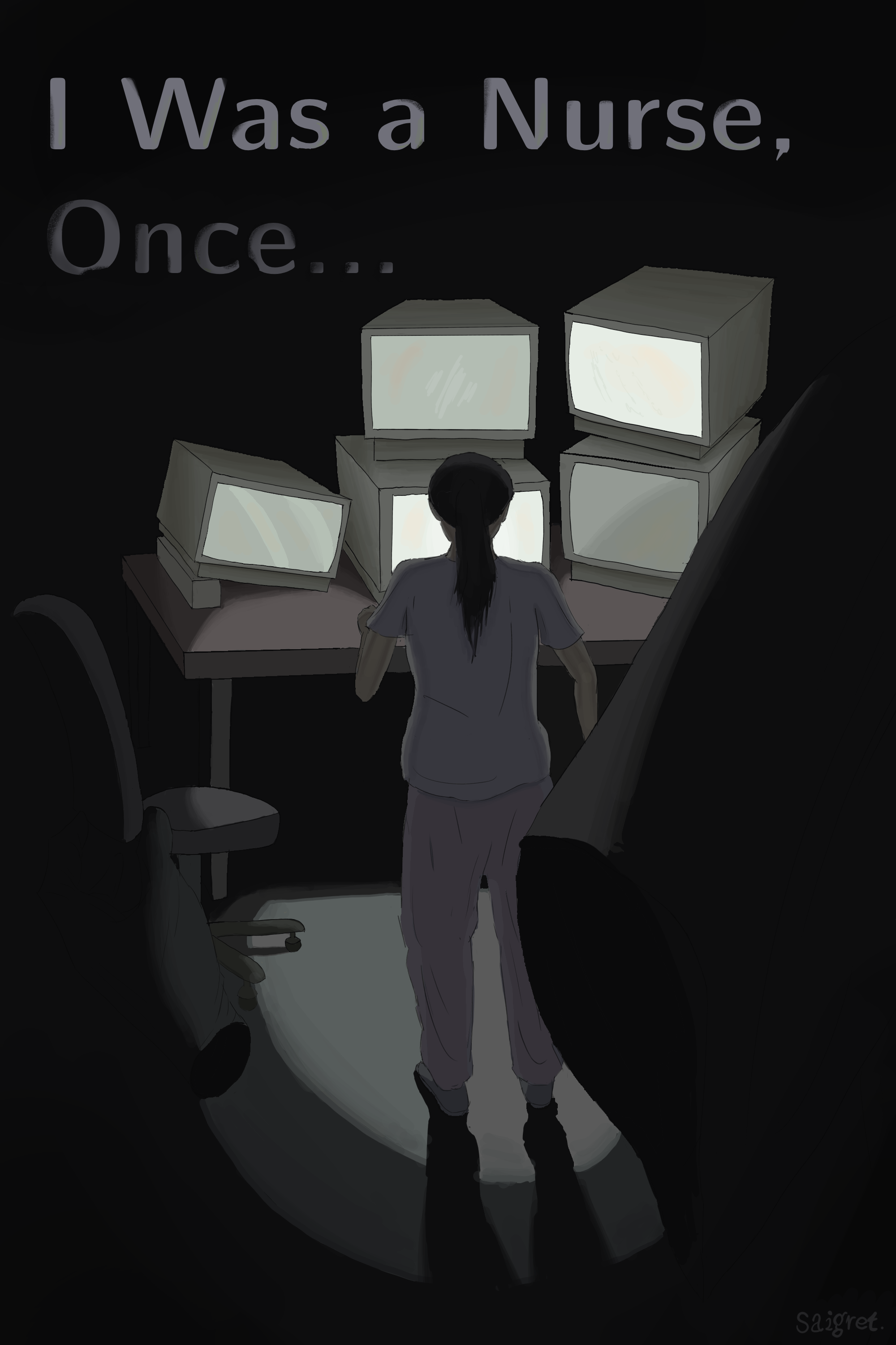 Horror cover illustration four