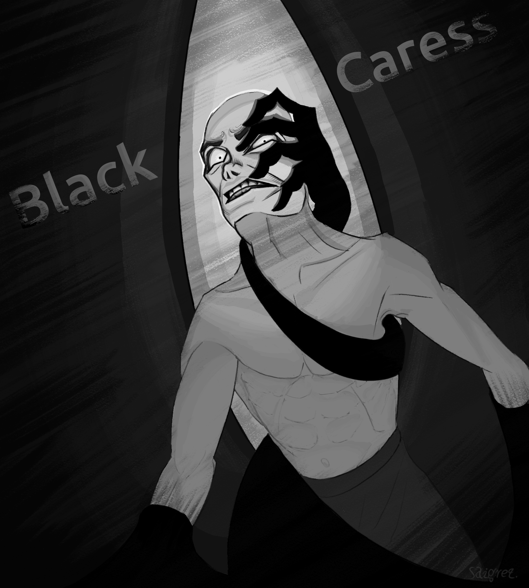 Symbolic dark cover art by Saigret